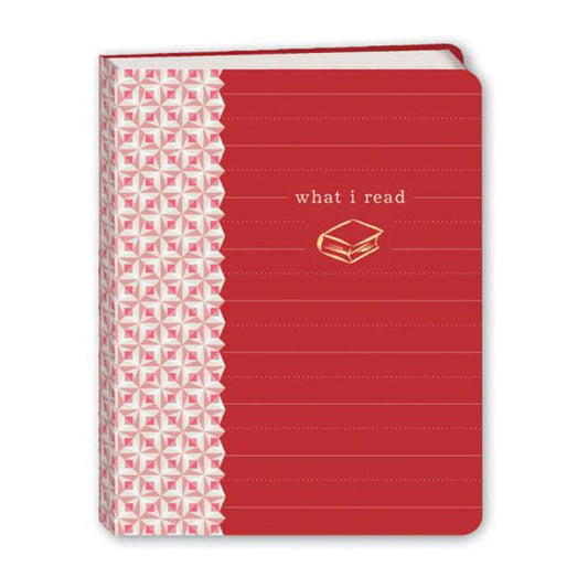Mini Journal - What I Read (Red)-Stationery-Book Lover Gifts